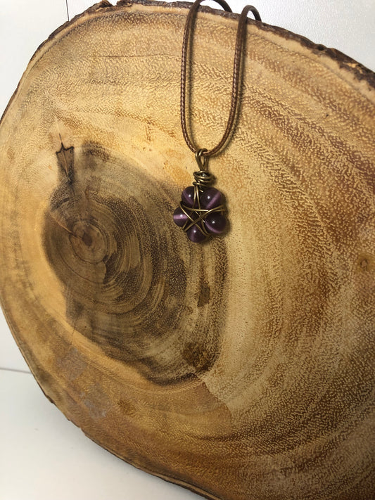 Amethyst Bead Necklace